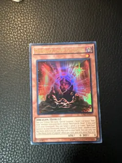 *** THE BLACK STONE OF LEGEND *** ULTRA RARE LDK2-ENJ05 Y1 YUGIOH! LP+ - Image 1