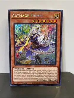 Artmage Finmel Secret Rare 1st Edition DUAD-EN009 Yugioh - Image 1