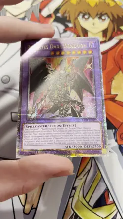 Yugioh Red-Eyes Dark Dragoon RA02-EN021 - Quarter Century Secret Rare QCR QCSR - Image 2