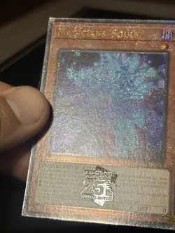 YUGIOH! Magicians' Souls RA02-EN014 QUARTER CENTURY SECRET RARE NM 1ST ED - Image 2