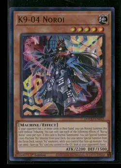 2025 Yu-Gi-Oh! Dood K9-04 Noroi 1st Edition #EN025 - Image 1