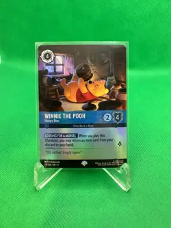 Disney Lorcana Winterspell Winnie The Pooh Hungry Bear Epic Foil 217/204 NM - Image 1