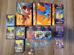 NEW Disney Lorcana Fabled Deckbox, Sleeves, Binder and Accessories - Image 1