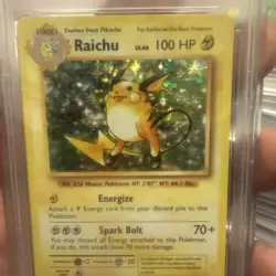 2016 Pokemon TCG Raichu Evolutions Holo Card 36/108 PSA 9 Mint Low Pop - Image 4