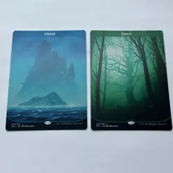 Magic The Gathering Unstable Island Forest Basic Land Wizards 2017 English - Image 1