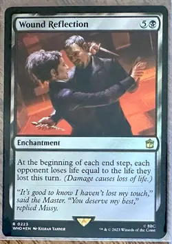 Wound Reflection Doctor Who Magic the Gathering MTG, Foil (223) - Image 1