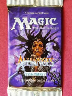Magic The Gathering ALLIANCES New Sealed Booster Pack MTG - Image 1