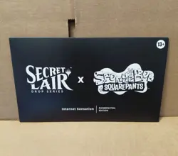 MtG Secret Lair x SpongeBob SquarePants: Internet Sensation Rainbow Foil - Image 1