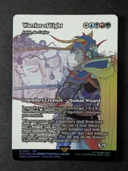 2025 MTG WARRIOR OF LIGHT #0017 Final Fantasy: Through the Ages Foil Rare ENG - Image 1