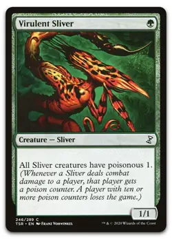 Virulent Sliver #246 (NM) Time Spiral Remastered TSR Magic MTG - Image 1