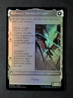 2025 MTG DION, BAHAMUT'S DOMINANT #0016 Final Fantasy Foil Rare English - Image 2