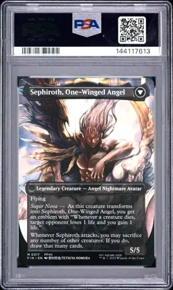 2025 MTG FF SEPHIROTH, FABLED SOLDIER/SEPHIROTH, ONE-WINGED ANGEL PSA 6 - Image 2