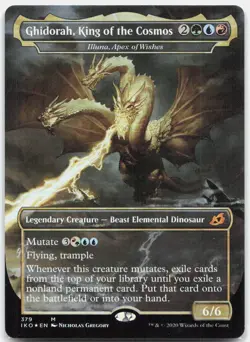 Ghidorah, King of the Cosmos - Illuna, Apex of Wishes *Foil* IKO 379 NM-LP - Image 1