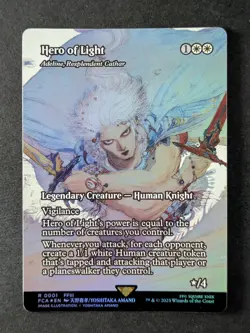 2025 MTG HERO OF LIGHT #0001 Final Fantasy: Through the Ages Foil Rare English - Image 1