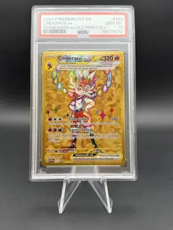 PSA 10 Cinderace Ex 2024 Pokemon Svp En-Sv Black Star Promo - Image 1