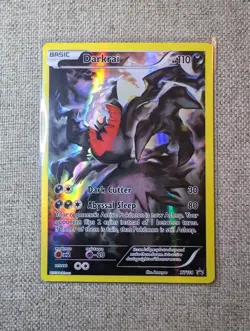 Darkrai XY114 XY Black Star Promos PR-XY Promo Pokemon LP + Sleeve & Top Loader - Image 2