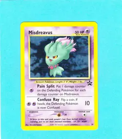 Pokemon - Misdreavus Black Star Promo # 39 NM - Image 1