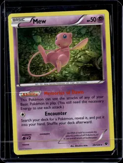 Mew - 29/124 / XY - Fates Collide 2016 NM / Pokemon TCG - Image 1