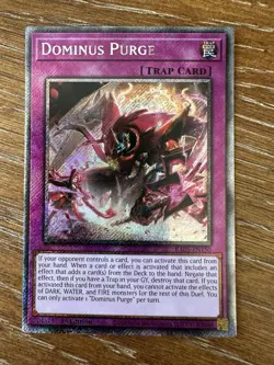 Dominus Purge RA05-EN150 1st Edition Platinum Secret Rare Yu-Gi-Oh! Card NM/M - Image 1
