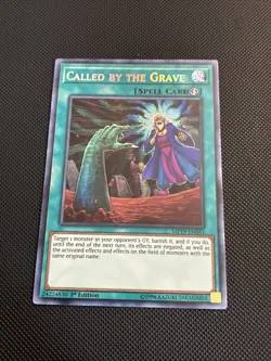 Yugioh! | Called by the Grave MP19-EN043 Prismatic Secret Rare 1st Edition NM - Image 1