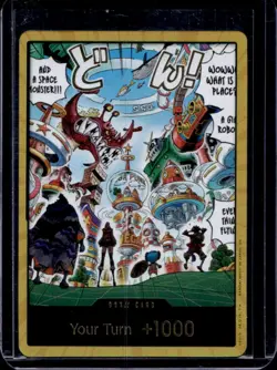 2026 One Piece Azure Seas Seven Egghead Your Turn Gold Don Card - Image 1