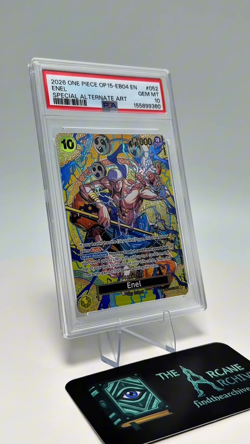 2026 One Piece Enel Special Alternate Art English OP15-EB04 #052 Gem Mint PSA 10 - Image 2