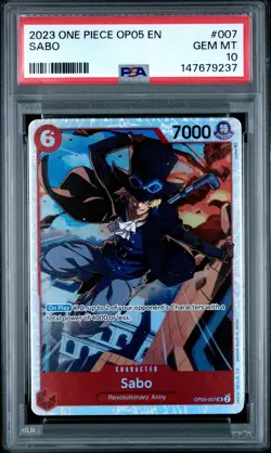 2023 ONE PIECE OP05-AWAKENING OF THE NEW ERA #007 SABO PSA 10 - Image 1