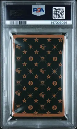 2016 ONE PIECE FILM: GOLD PLAYING CARDS 4 OF HEARTS TRAFALGAR LAW PSA 8 - Image 2