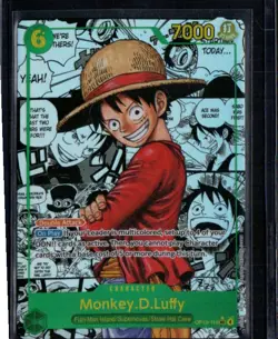 2023 Bandai One Piece Pillars of Strength Monkey.D.Luffy Manga Alt Art SEC - Image 1