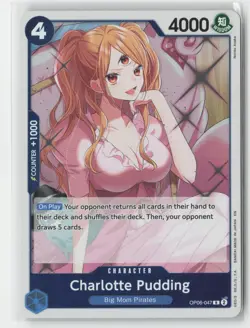 Charlotte Pudding OP06-047 Rare Wings of the Captain One Piece Foil Near Mint - Image 1