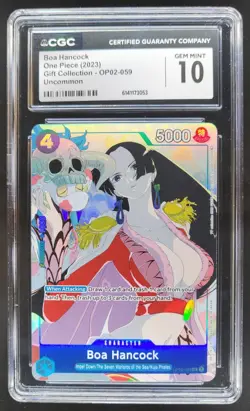 2023 ONE PIECE BOA HANCOCK GIFT COLLECTION OP02-059 CGC 10 PT - Image 1