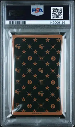 2016 ONE PIECE FILM: GOLD PLAYING CARDS 8 OF CLUBS BARTOLOMEO PSA 10 - Image 2