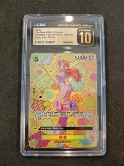 CGC 10 - PRISTINE 2024 - One Piece - CHN - Nami - OP08-106 - SR - Image 1