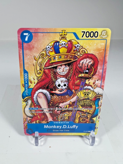 MONKEY.D.LUFFY (2ND ANNIVERSARY STAMPED PROMO) P-043 NM - Image 1