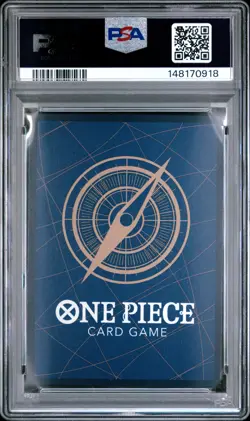 2025 ONE PIECE JAPANESE OP11-A FIST OF DIVINE SPEED #005 LUFFY-TAROU PSA 10 - Image 2