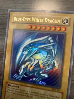 YuGiOh Blue-Eyes White Dragon SDK-001 Starter Deck Kaiba 2002 Ultra Rare LP/MP - Image 3
