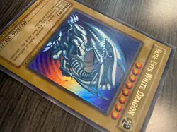 YuGiOh Blue-Eyes White Dragon SDK-001 Starter Deck Kaiba 2002 Ultra Rare LP/MP - Image 4