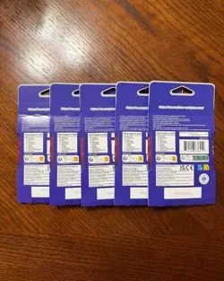 One Piece OP14 The Azure Sea's Seven Sleeved Booster Packs Lot of 5 New Sealed - Image 2