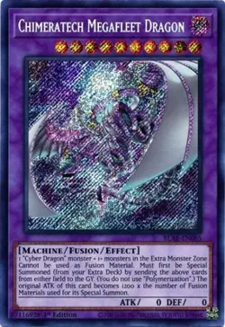 Yugioh! LP Chimeratech Megafleet Dragon - BLAR-EN085 - Secret Rare - 1st Edition - Image 1