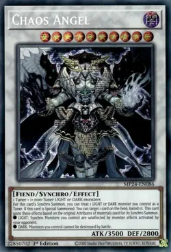 Yugioh! LP Chaos Angel - MP24-EN086 - Prismatic Secret Rare - 1st Edition Lightl - Image 1