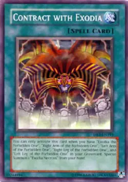 Yugioh! LP Contract with Exodia - DR1-EN193 - Common - Unlimited Edition Lightly - Image 1