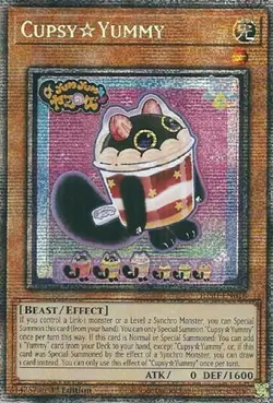 Yugioh! LP CupsyYummy - JUSH-EN016 - Ultra Rare - 1st Edition Lightly Played, En - Image 1