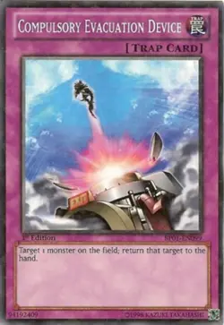 Yugioh! LP Compulsory Evacuation Device - BP01-EN099 - Starfoil Rare - 1st Editi - Image 1