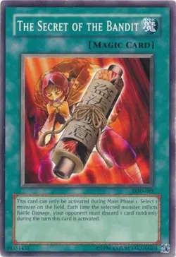 The Secret of the Bandit - LOD-085 - Common - Unlimited Edition PL/MP Yugioh Leg - Image 1