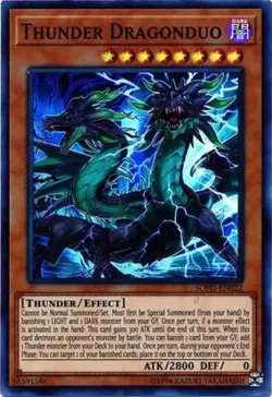 Thunder Dragonduo - SOFU-EN022 - Super Rare - Unlimited Edition NM Yugioh Soul F - Image 1