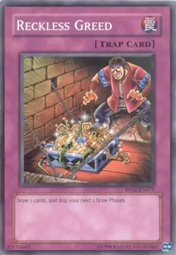 Reckless Greed - RP02-EN071 - Common - Unlimited Edition LP Yugioh Retro 2 - Image 1