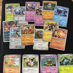 Pokemon Mega Evolution Bulk Lot 200 Cards 12 Different Holos - Image 1