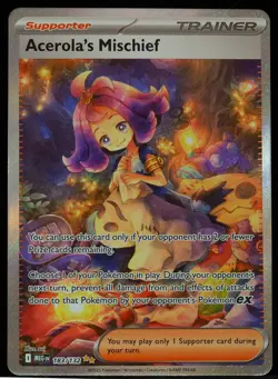 Acerola's Mischief #183/132 Mega Evolution NM/M Pokemon Card - Image 1