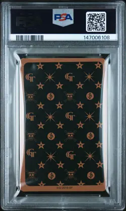 2016 ONE PIECE FILM: GOLD PLAYING CARDS 3 OF SPADES SPANDAM PSA 8 - Image 2