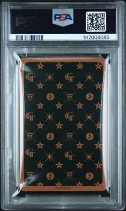 2016 ONE PIECE FILM: GOLD PLAYING CARDS 6 OF DIAMONDS ENEL PSA 10 - Image 2